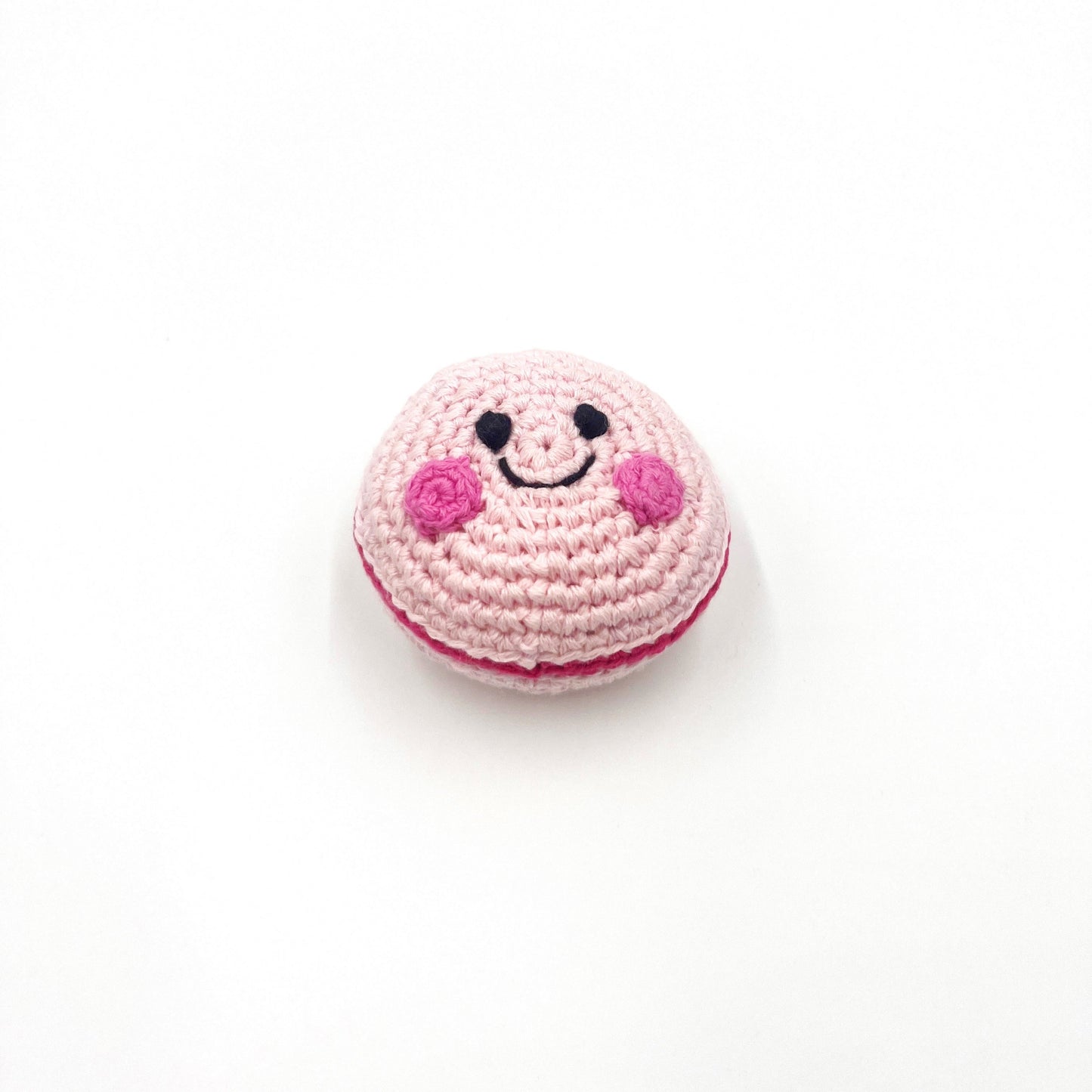 Friendly Macaron Cookie Rattle