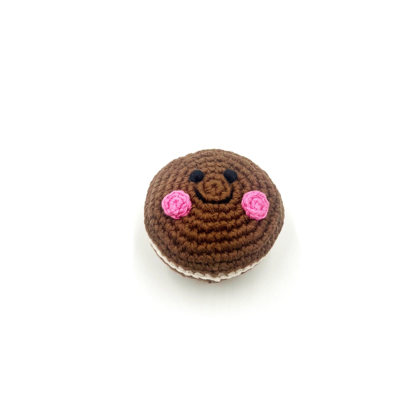 Friendly Macaron Cookie Rattle