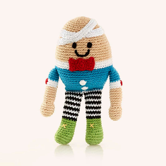 Humpty Dumpty Rattle - Chickadees Wooden Toys