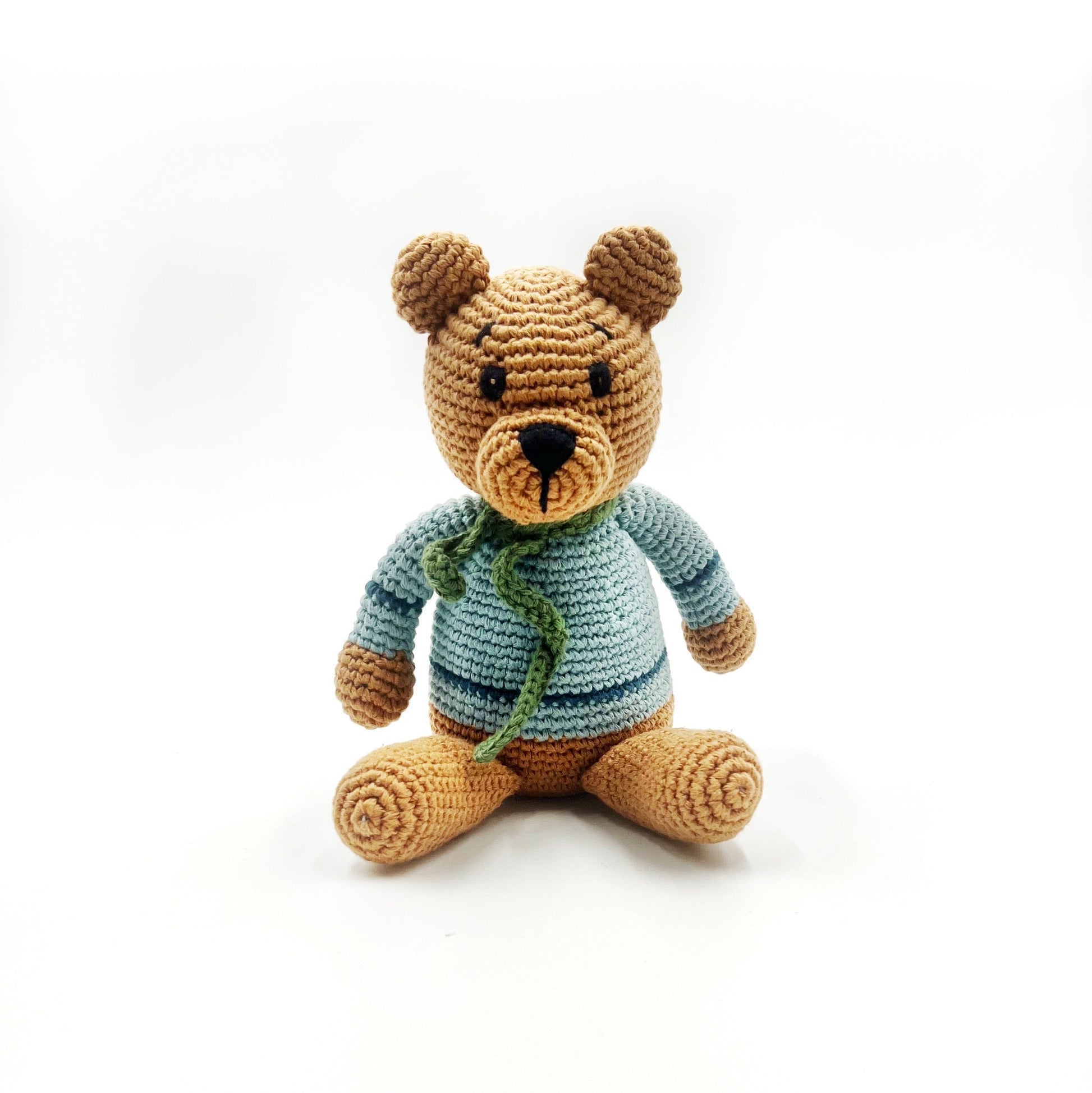 Teddy Bear Rattle - Chickadees Wooden Toys