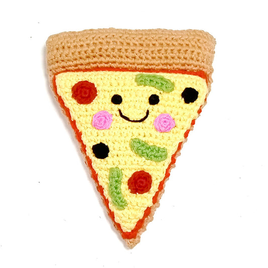 Friendly Plush Toy Pizza - Chickadees Wooden Toys