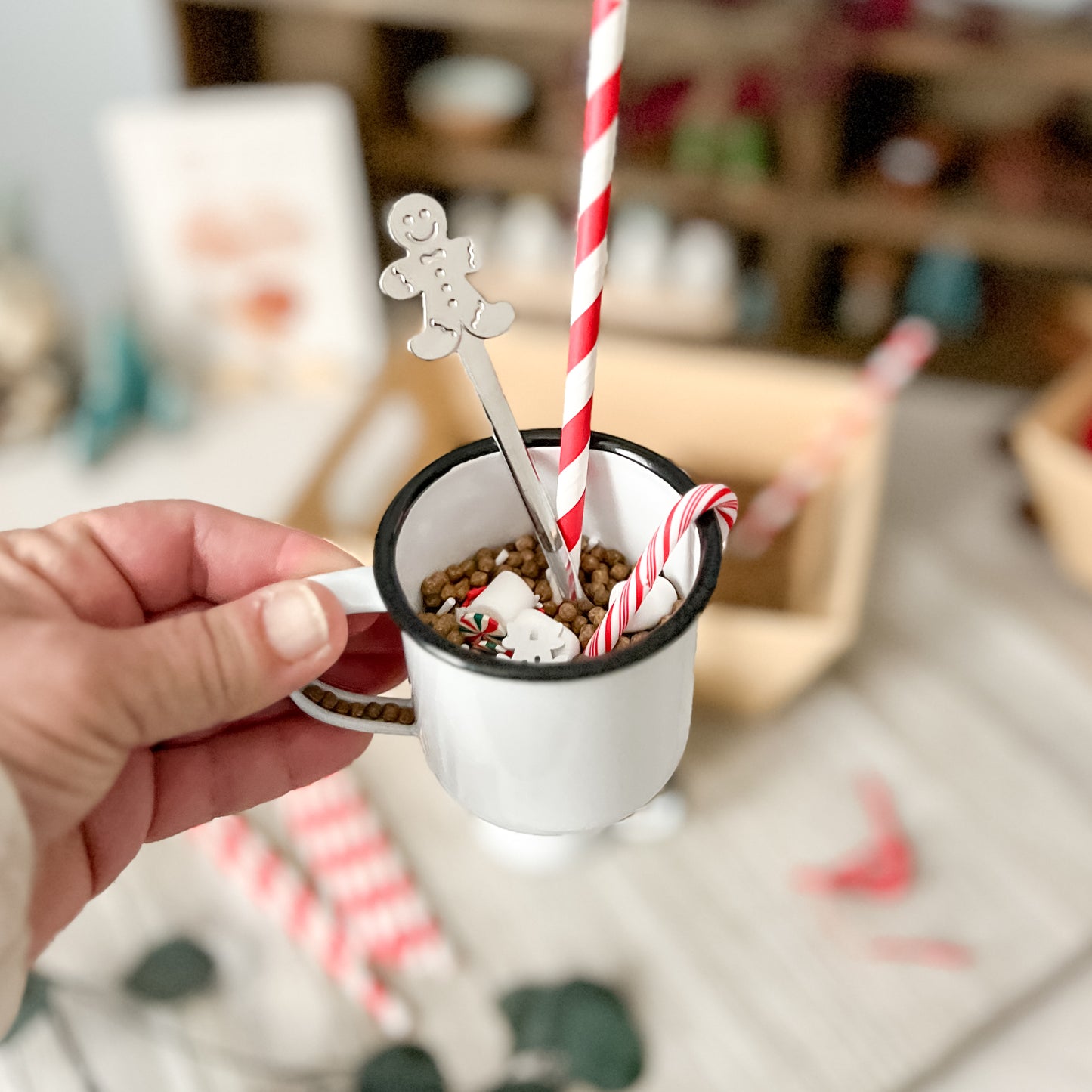Hot Cocoa Sensory Bin