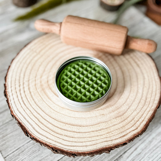 Rosemary Mint Scented - Moss Green Play Dough - Chickadees Wooden Toys