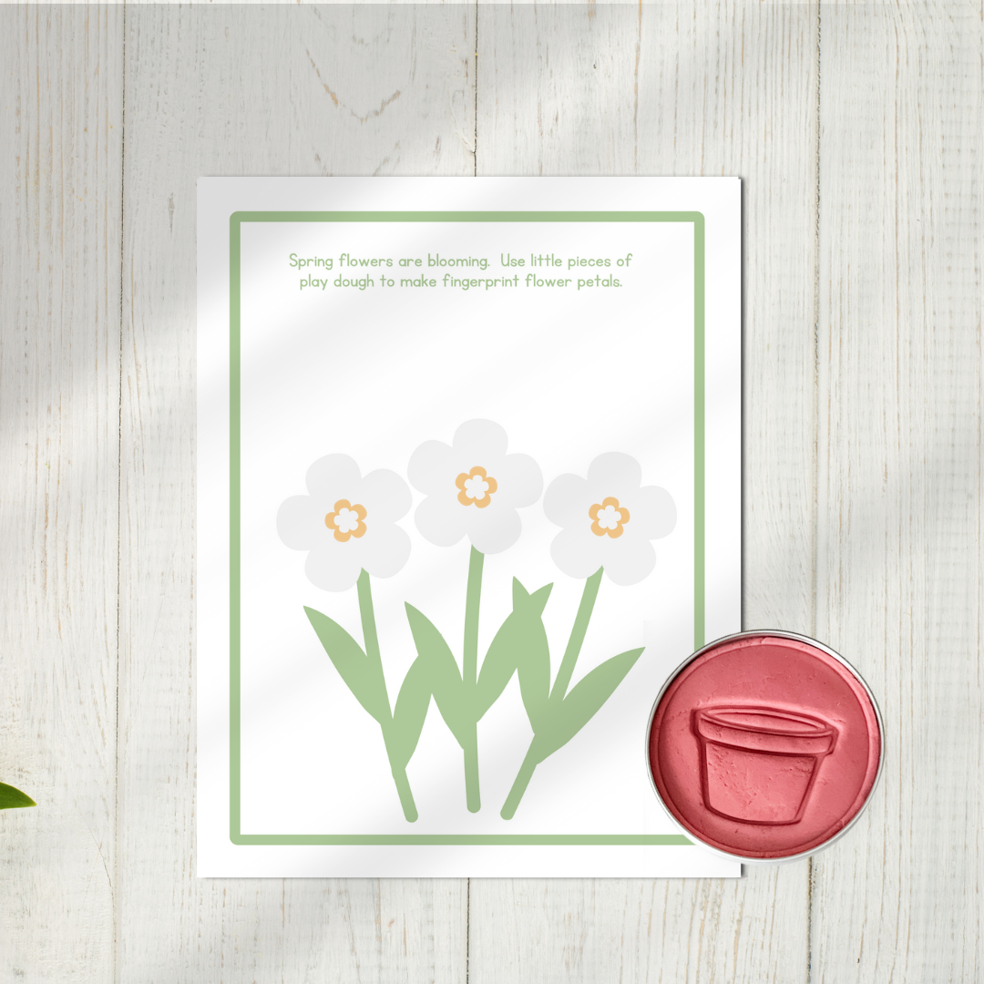 10 Gardening Themed Play Dough Mats - Digital Download - Chickadees Wooden Toys