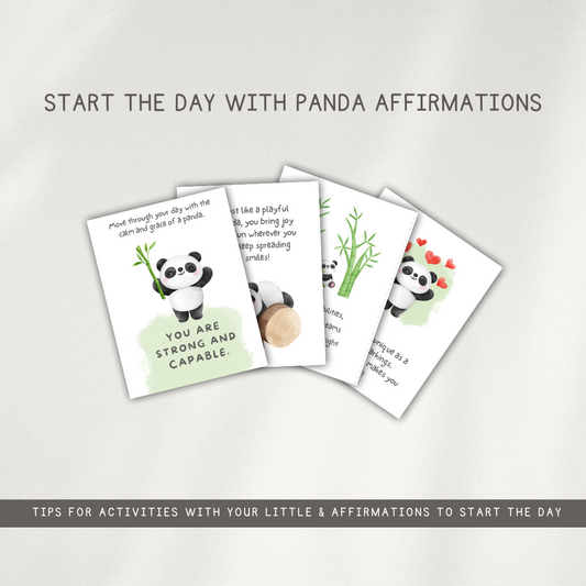 Panda Activity Pages - Printed Packet - Chickadees Wooden Toys