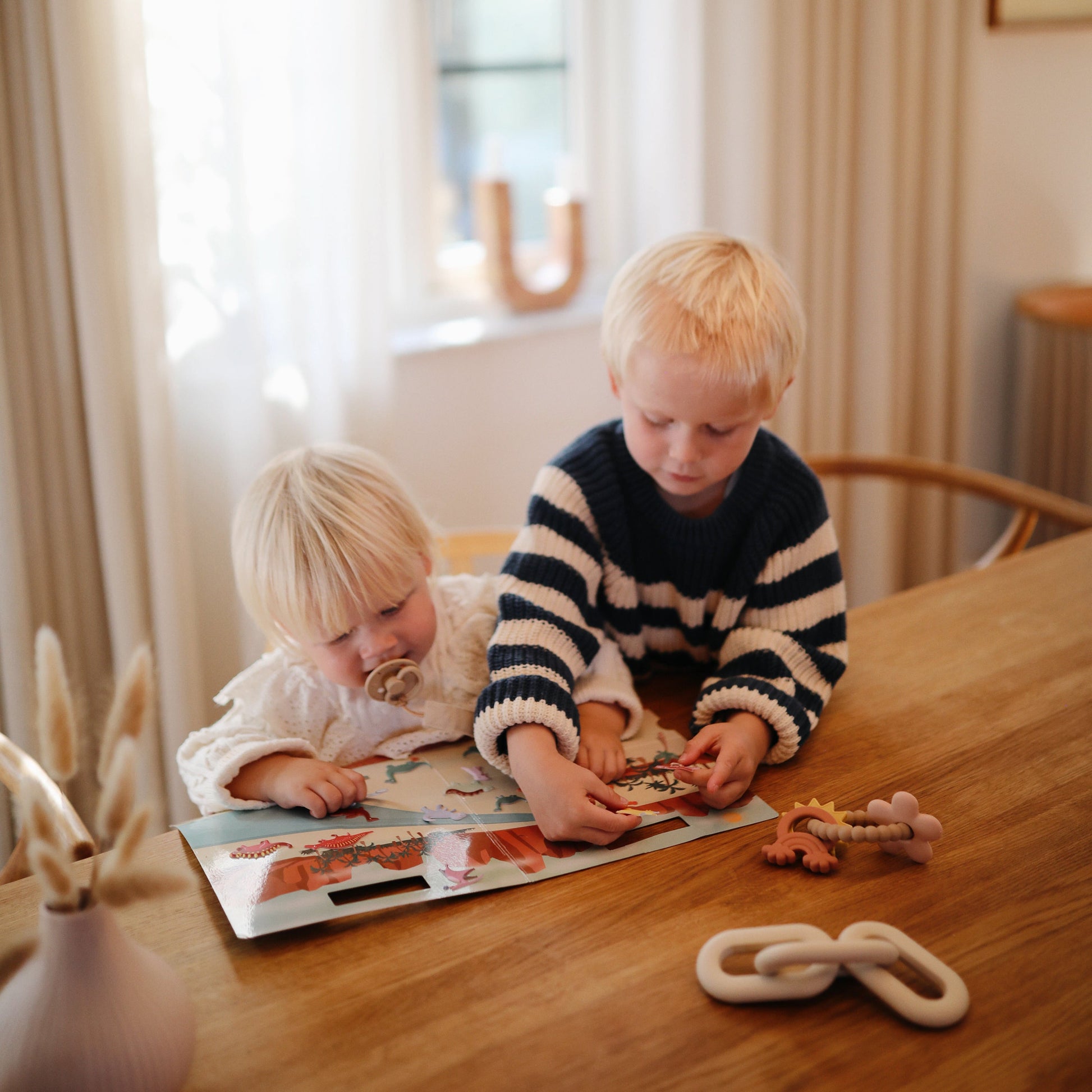 Reusable Dino Sticker Set - Chickadees Wooden Toys