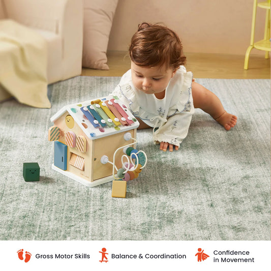 Tiny Land® Cottage Activity Cube - Morandi