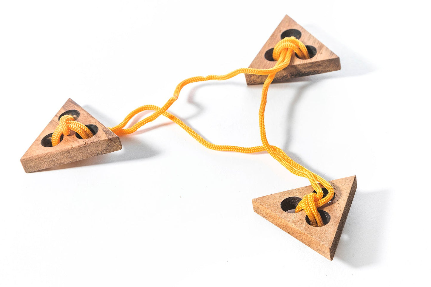 3 Triangles Disentanglement Puzzle - Chickadees Wooden Toys