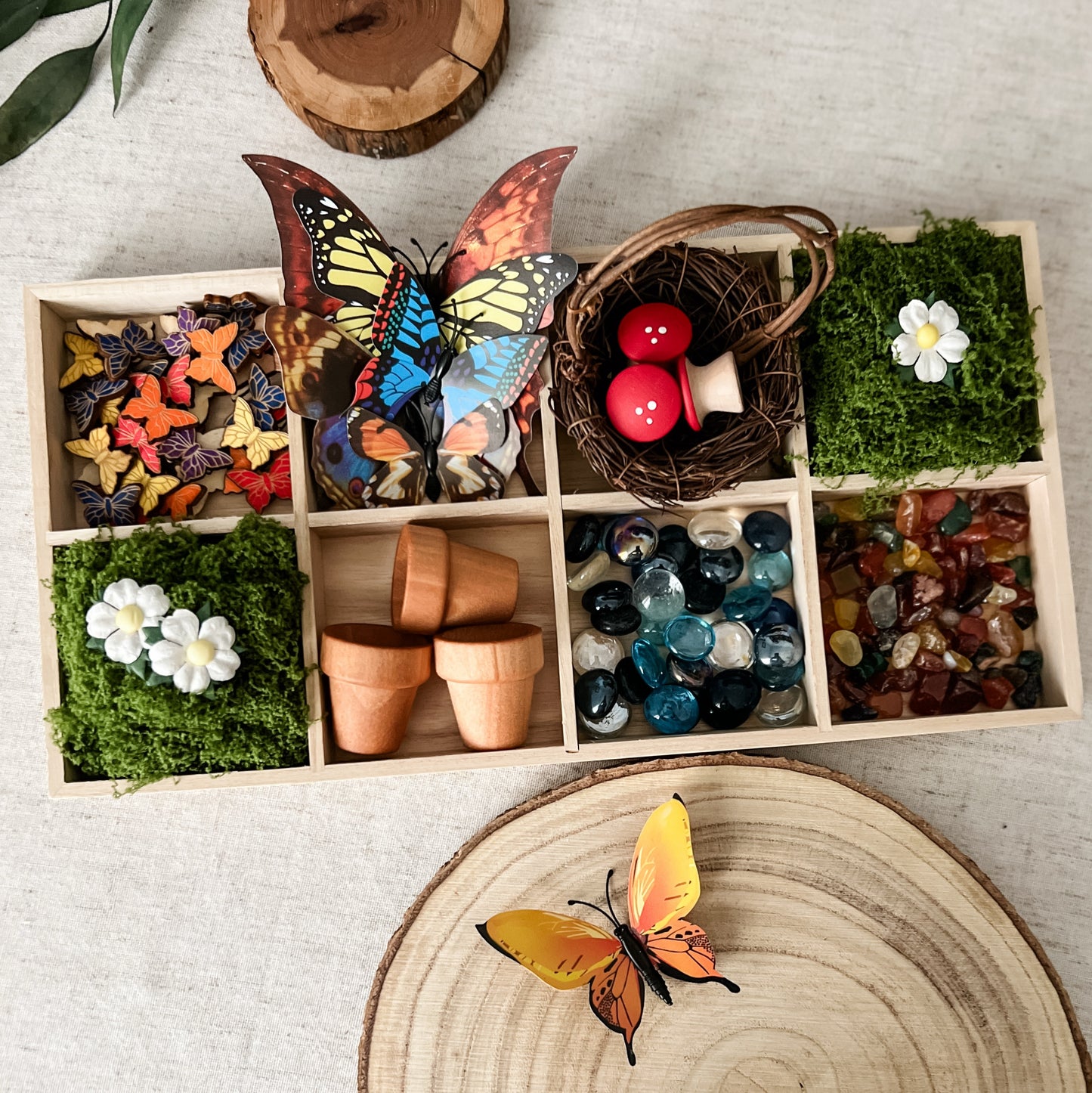 Butterfly Garden Tinker Tray