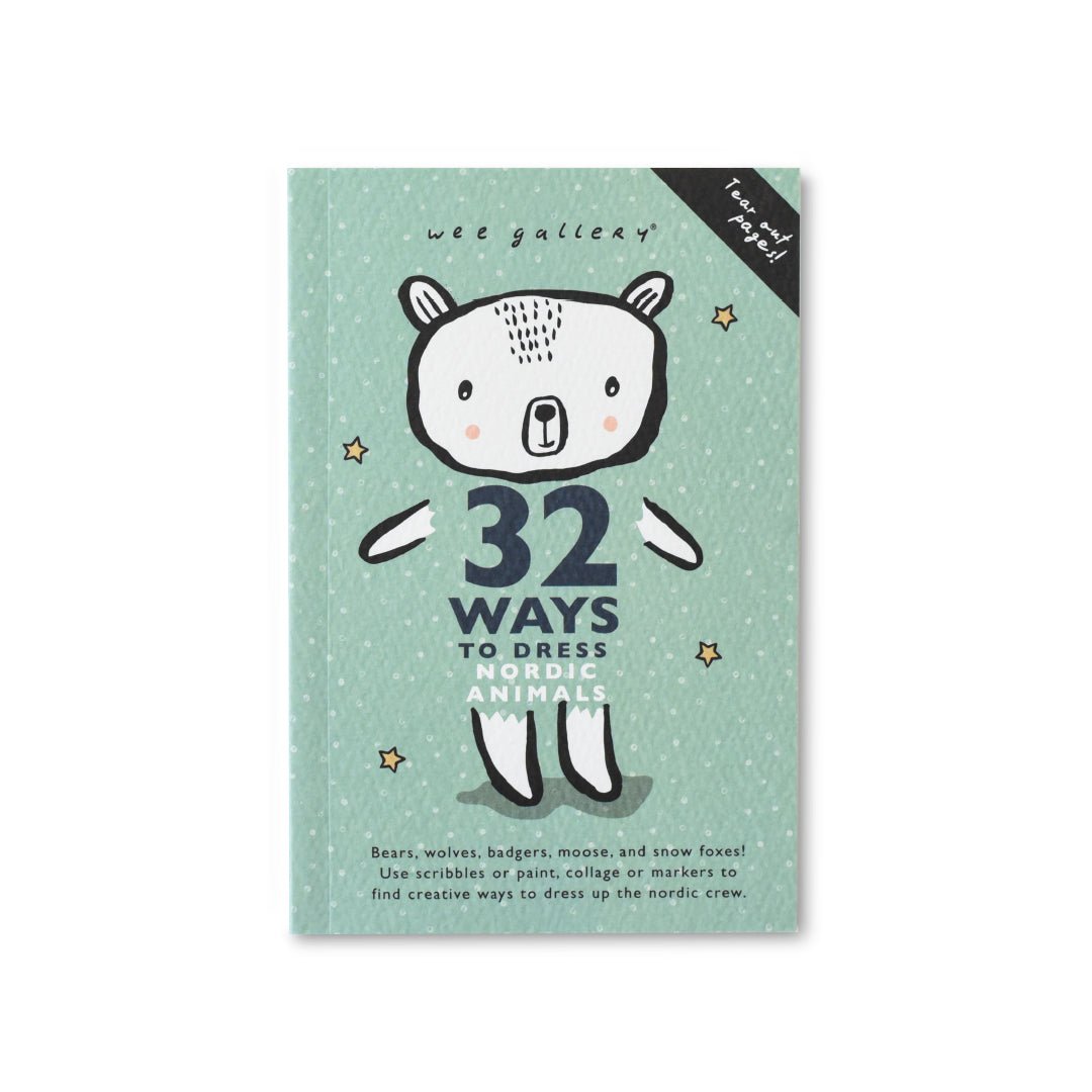 32 Ways to Dress Nordic Animals - Activity Book - Chickadees Wooden Toys