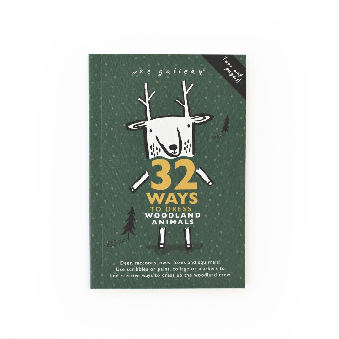 32 Ways to Dress Woodland Animals - Activity Book - Chickadees Wooden Toys