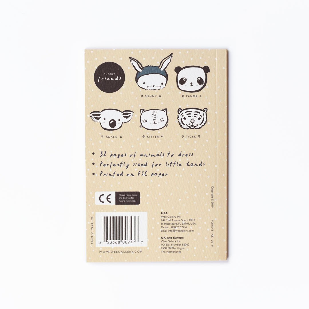 32 Ways to Dress Baby Animals - Activity Book - Chickadees Wooden Toys