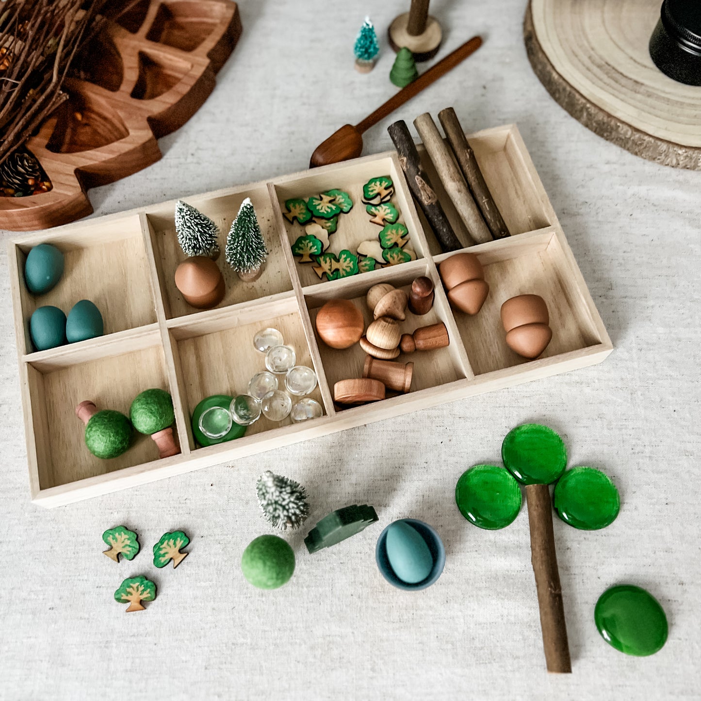 Large Green Tinker Tray