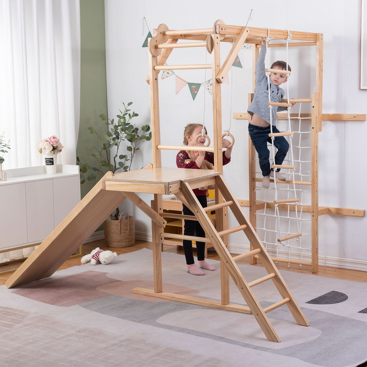 Grove- Indoor Jungle Gym - Chickadees Wooden Toys