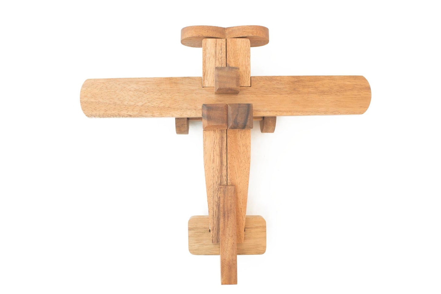 3D Wooden Construction Airplane Puzzle For Kids - Chickadees Wooden Toys