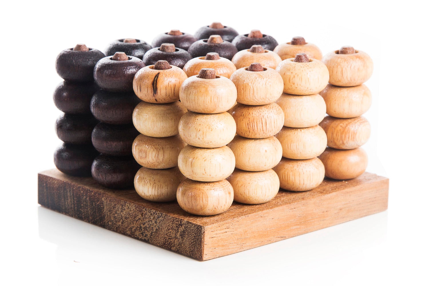 3D Connect Four - Strategy Board Game - Chickadees Wooden Toys