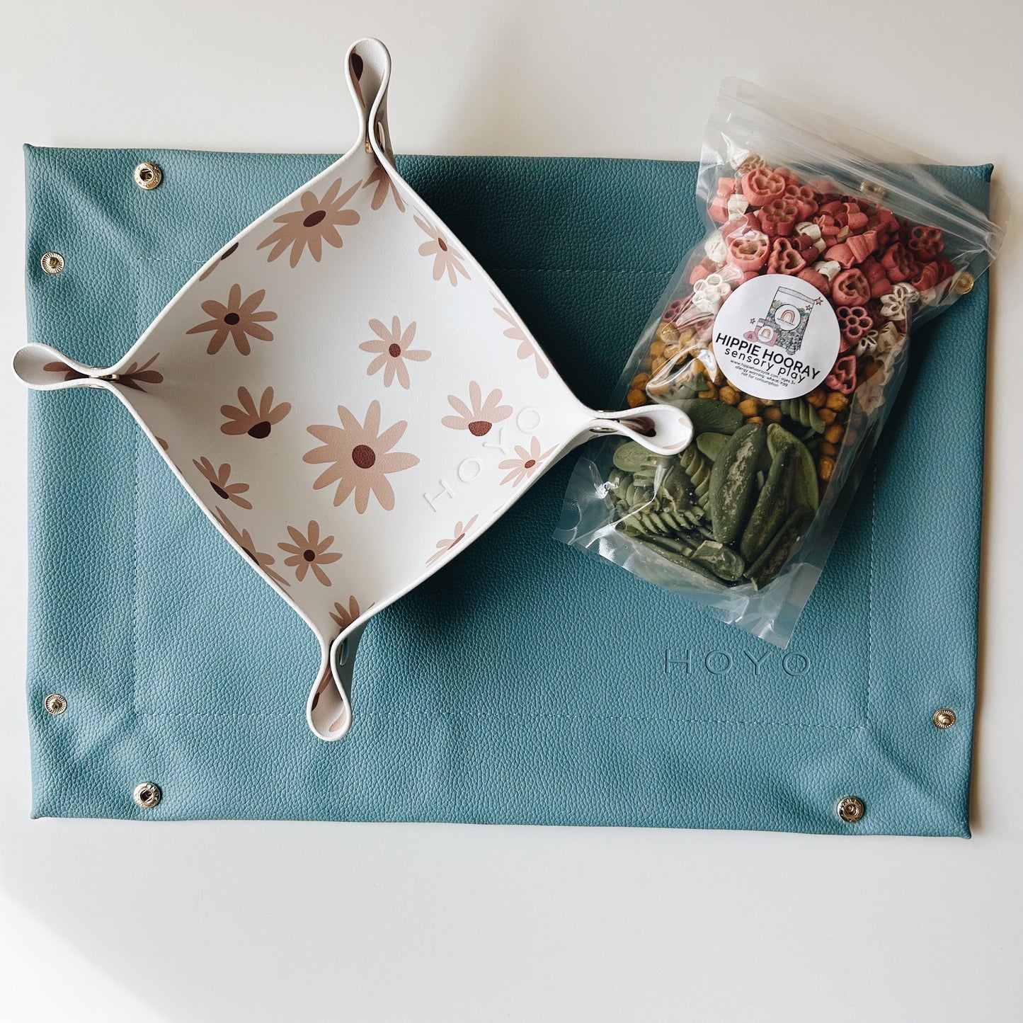 The Mini Mat (baltic blue) - Chickadees Wooden Toys