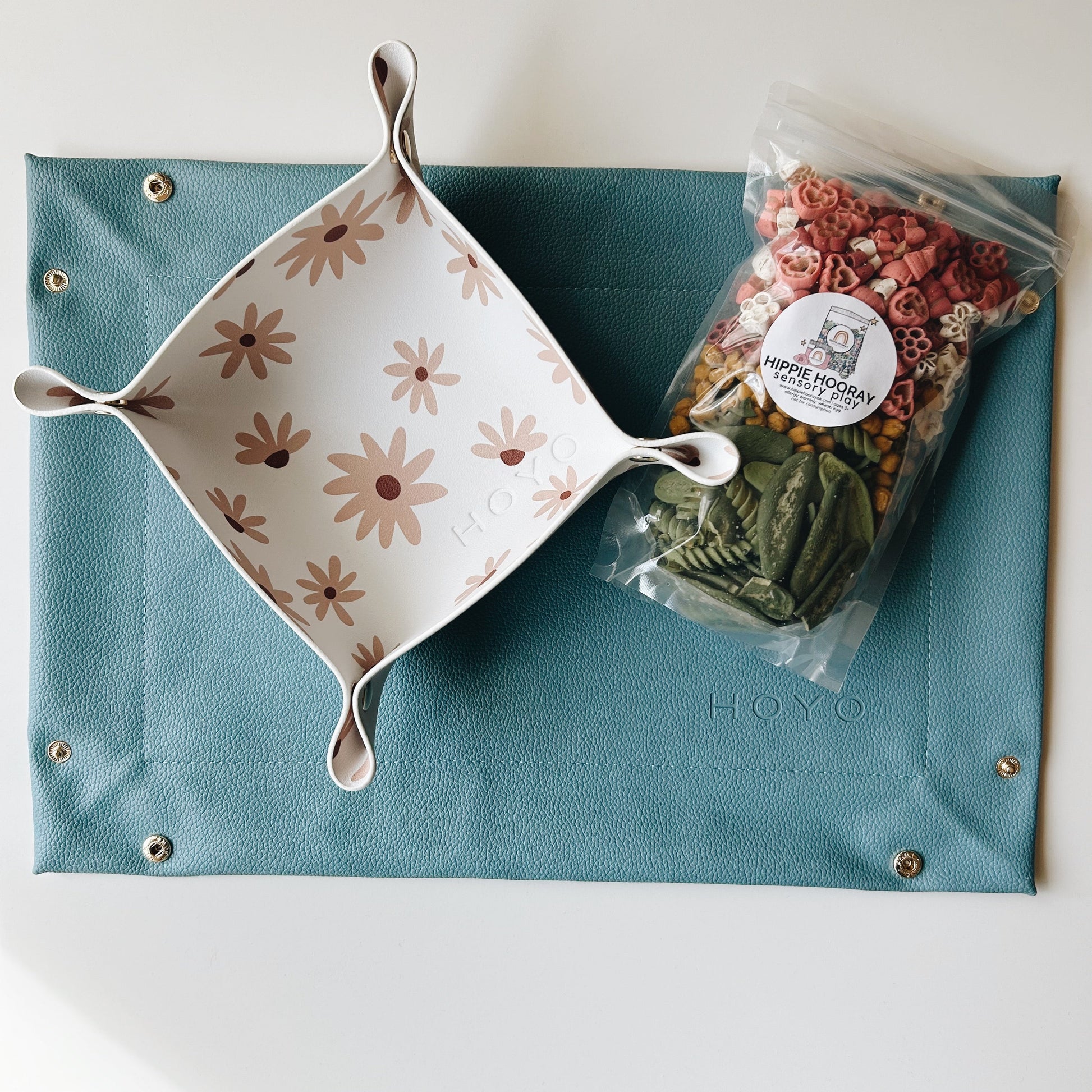 The Mini Mat (baltic blue) - Chickadees Wooden Toys