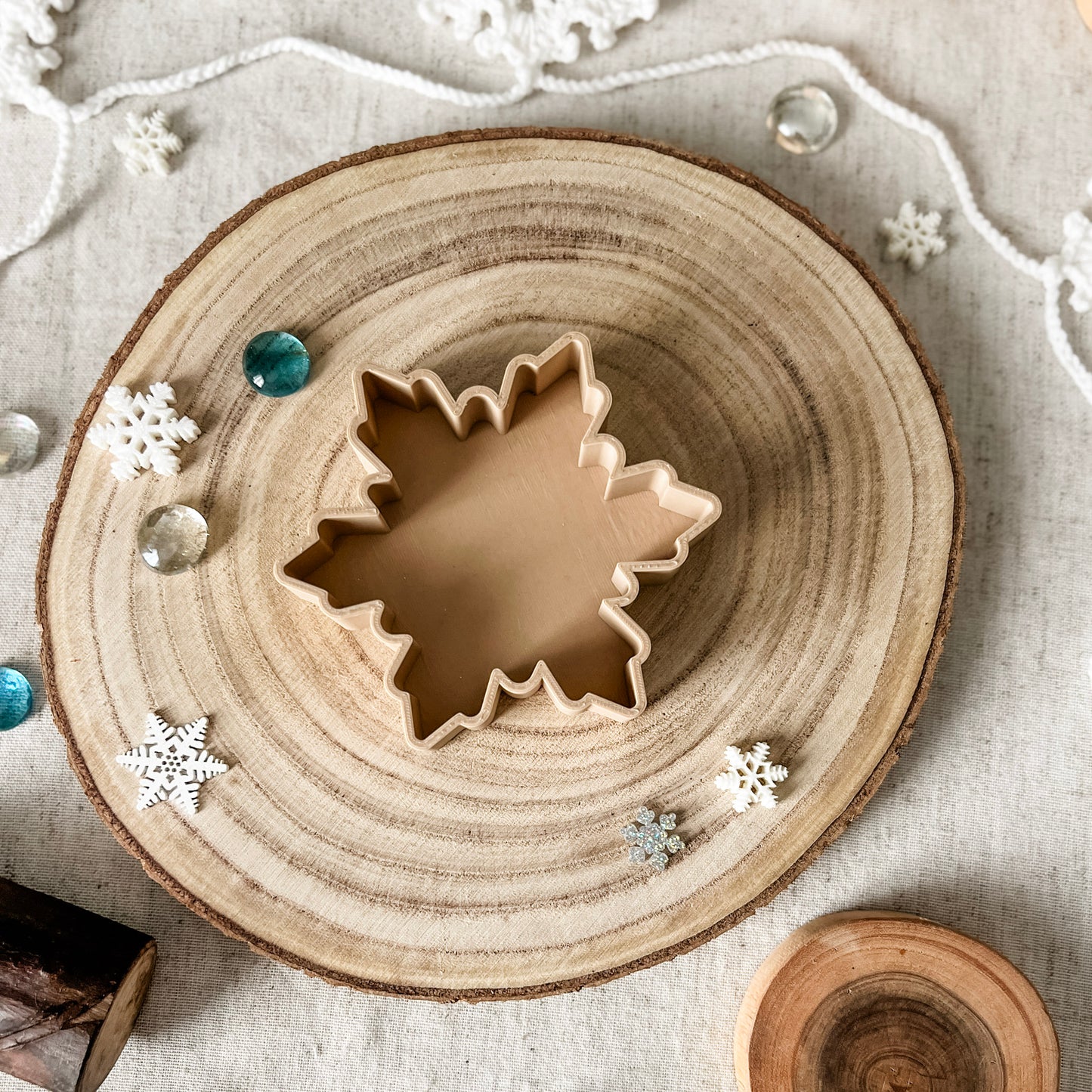 Snowflake Eco Mould - Chickadees Wooden Toys