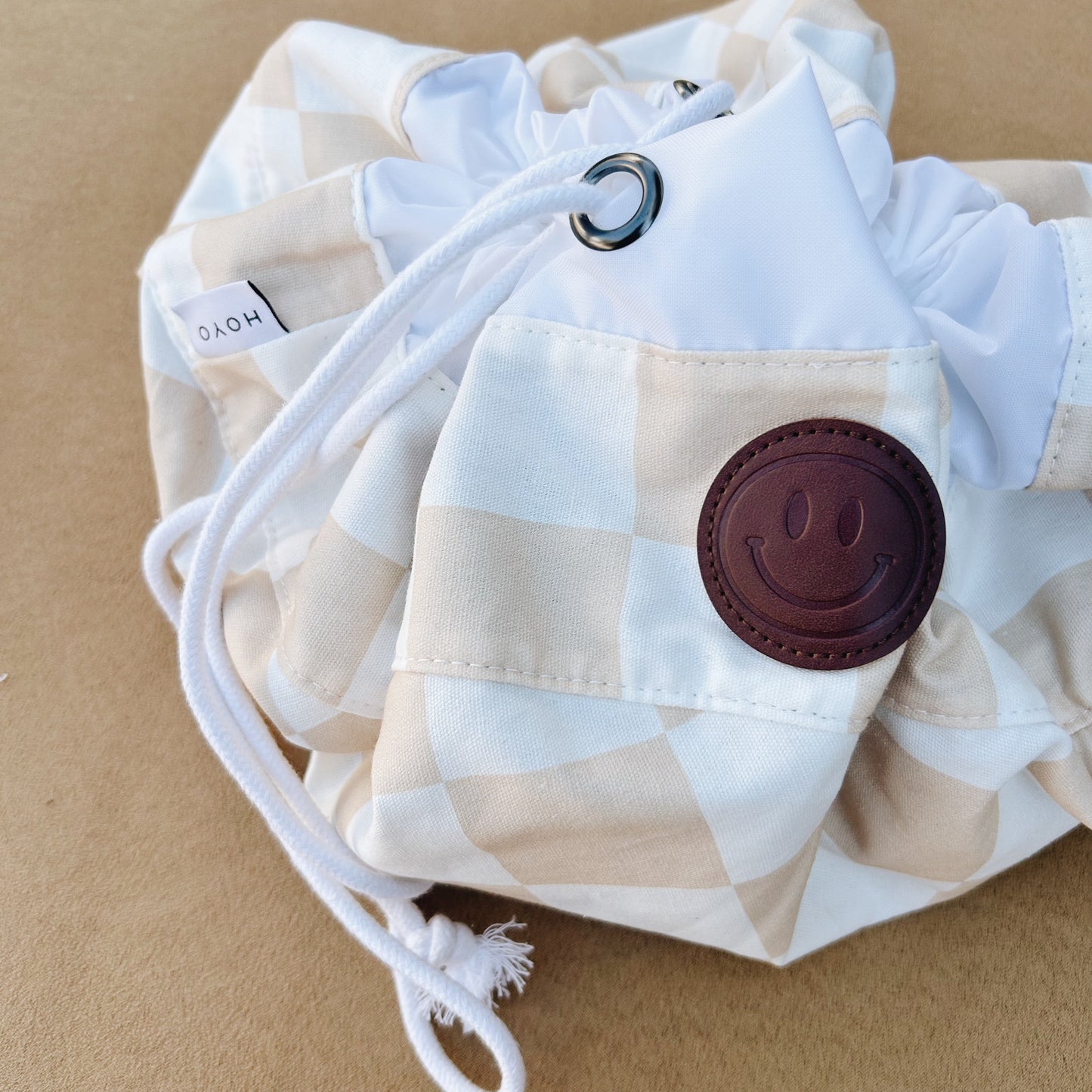 The Cinch (check/olive) - Chickadees Wooden Toys