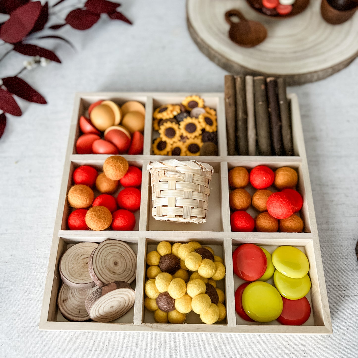 Large Sunflower Tinker Tray