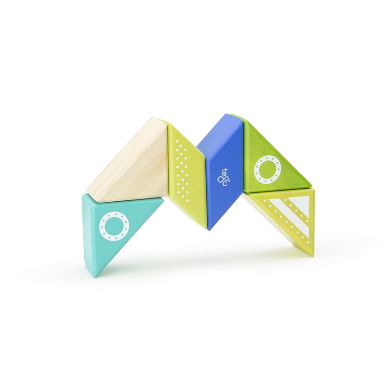 Travel Pals - Spaceship <br>Magnetic Wooden Blocks <br>6 pieces - Chickadees Wooden Toys