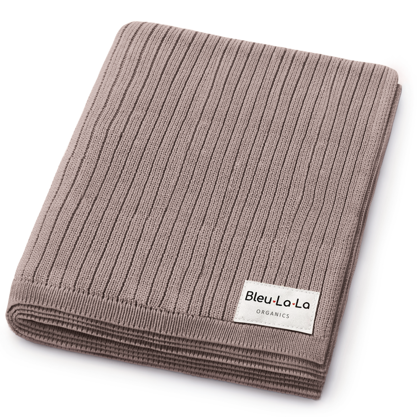 Organic Ribbed Knit Cotton Baby Blanket - Chickadees Wooden Toys