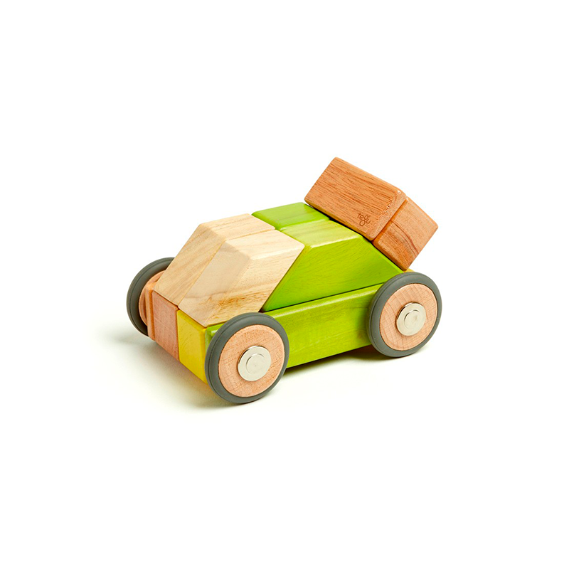 42-Piece Set <br>Magnetic Wooden Blocks <br>Tegu Classics - Chickadees Wooden Toys