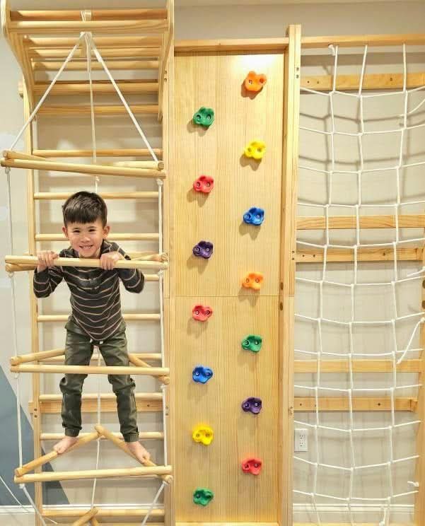 Ladder Attachment for Walnut, Neem & Betula – Wooden Climbing Add-On - Chickadees Wooden Toys