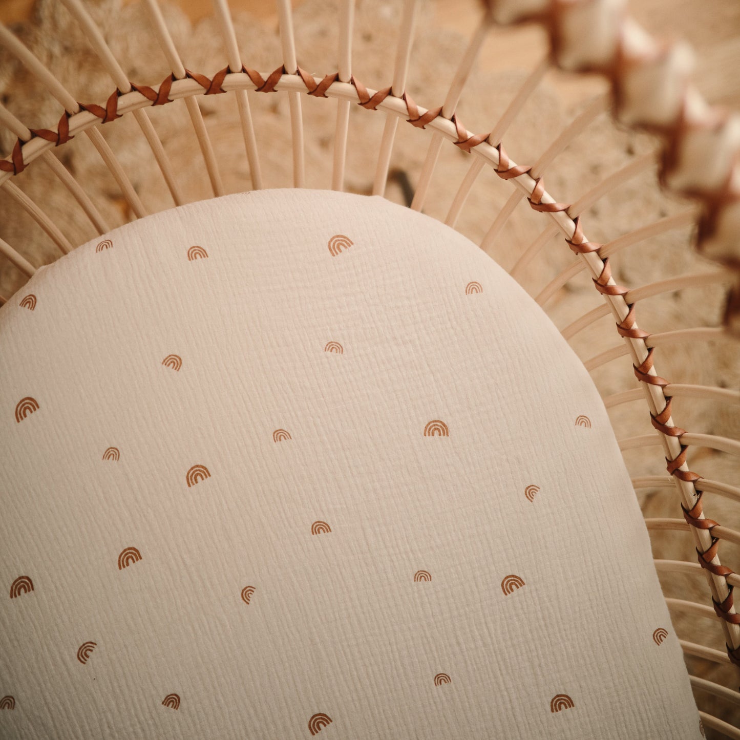 Extra Soft Bassinet Muslin Crib Sheet - Chickadees Wooden Toys