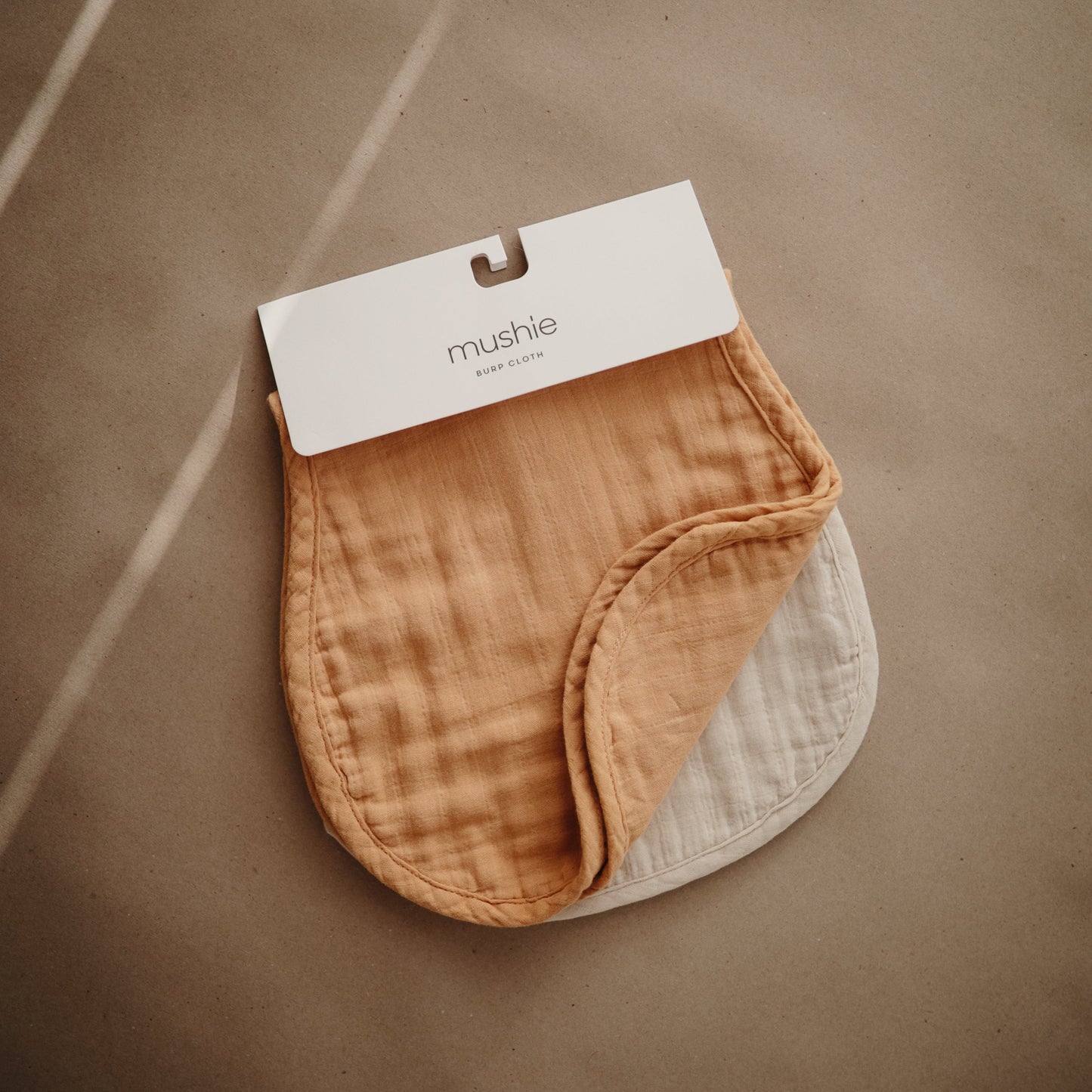 Organic Cotton Muslin Burp Cloth 2-Pack - Chickadees Wooden Toys