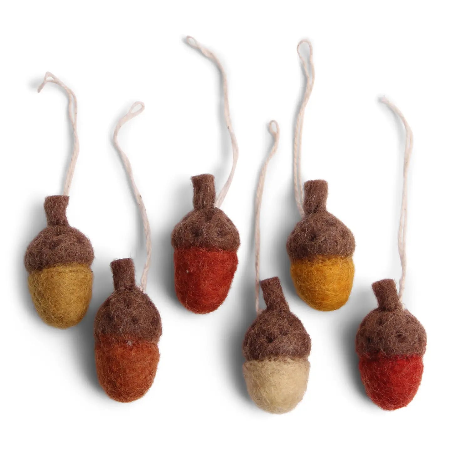 Wool Felt Acorns