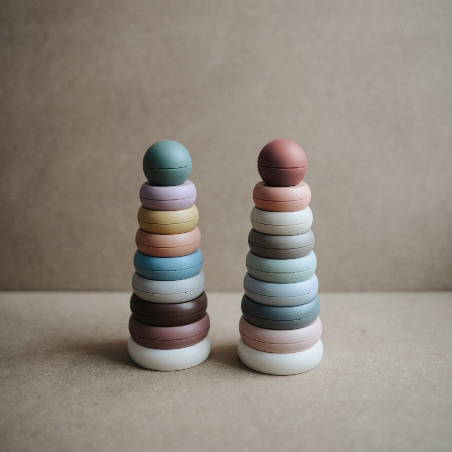 Stacking Rings Toy - Chickadees Wooden Toys