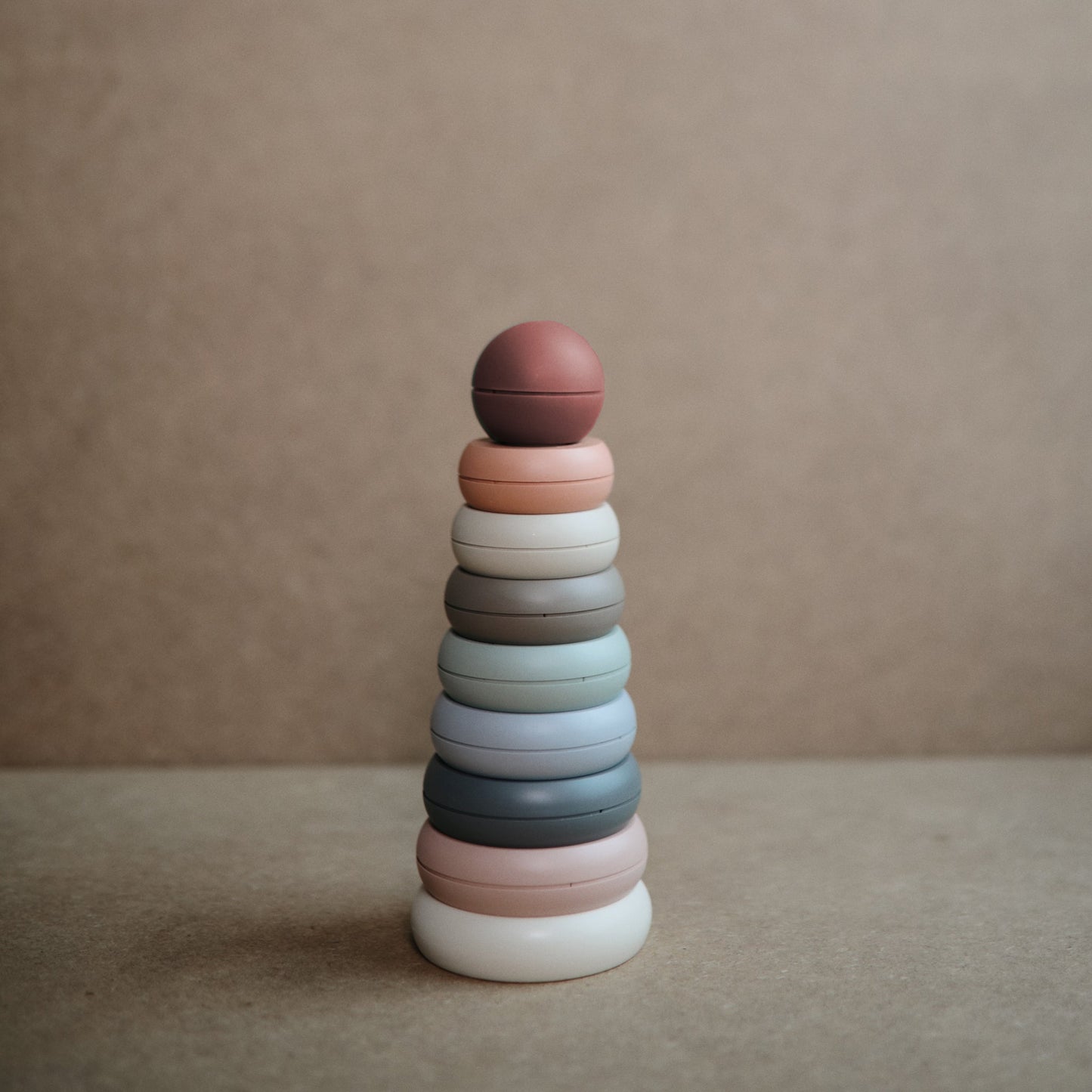 Stacking Rings Toy - Chickadees Wooden Toys