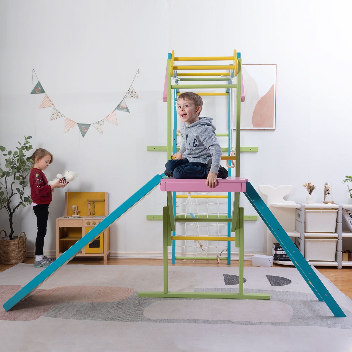Grove- Indoor Jungle Gym - Chickadees Wooden Toys