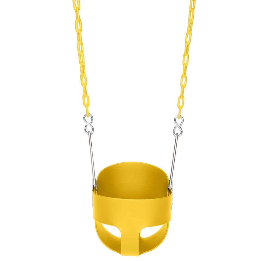 Baby Swing Seat for Small Forest Swing Set | Secure Infant Hammock (Set Not Included) - Chickadees Wooden Toys