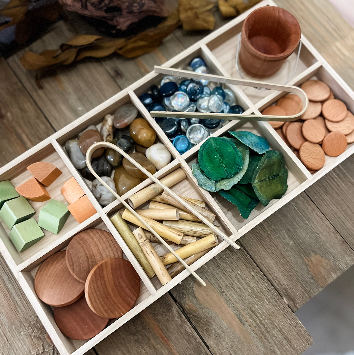 Nature Loose Parts Tinker Tray