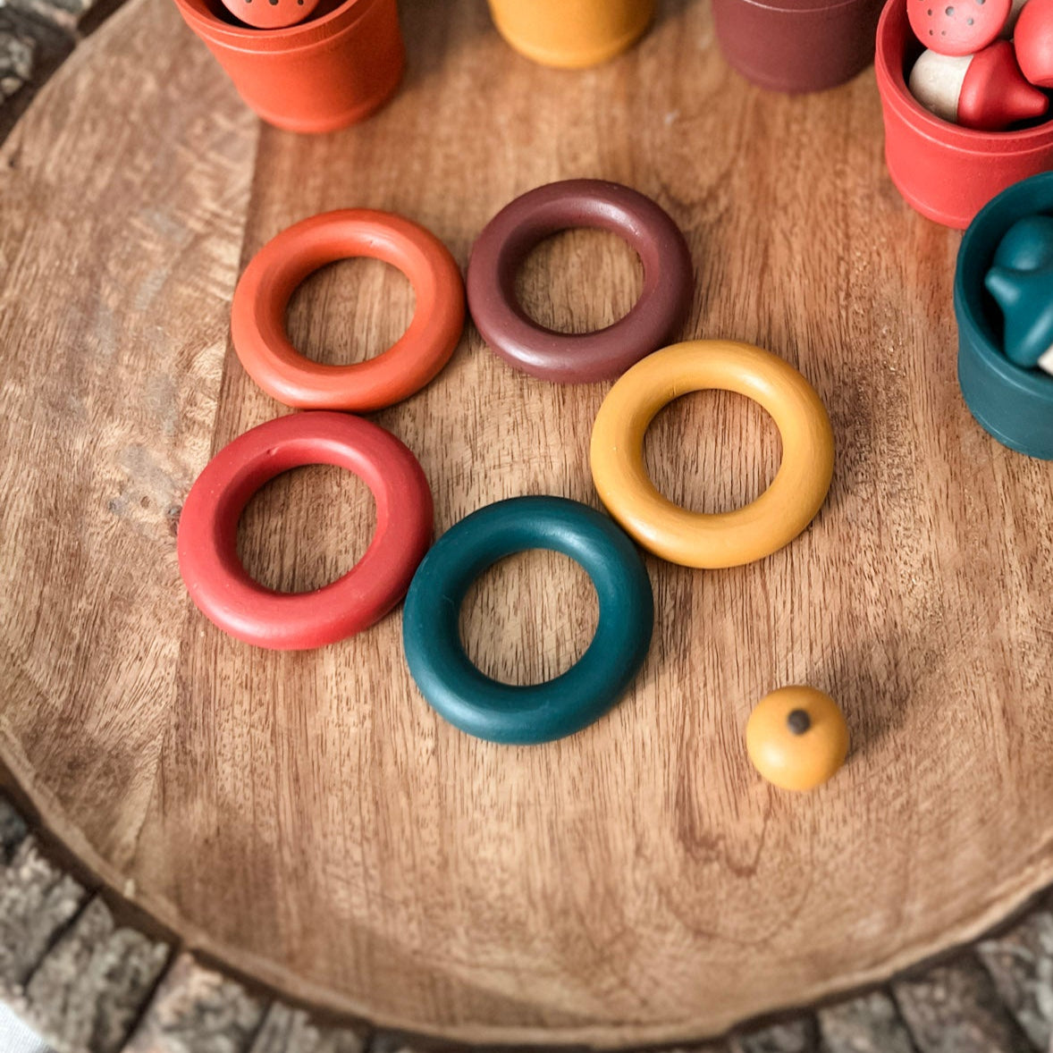 Autumn Wooden Rings