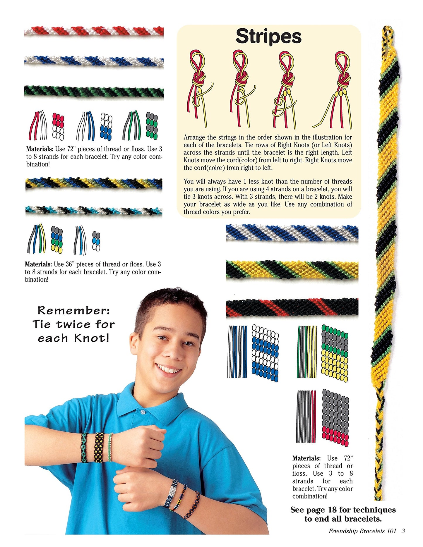 Friendship Bracelets 101: Fun to Make, Wear, and Share! (Spiral Bound) - Chickadees Wooden Toys