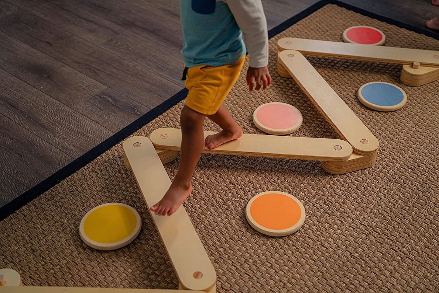 Majesty - Balance Beam Stepping Stones - Chickadees Wooden Toys