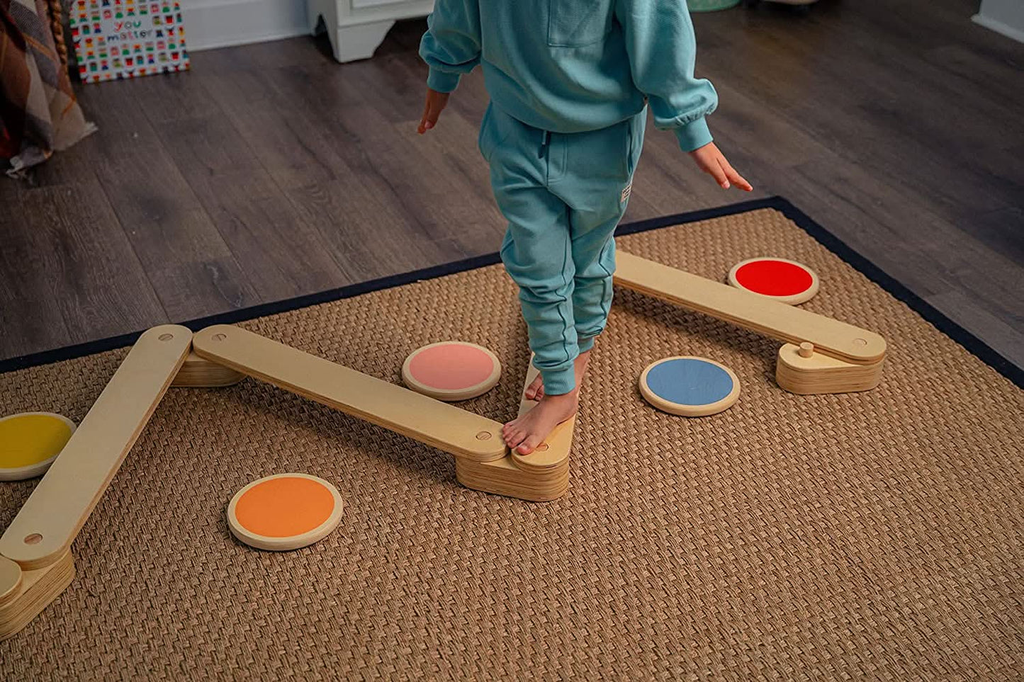 Majesty - Balance Beam Stepping Stones - Chickadees Wooden Toys