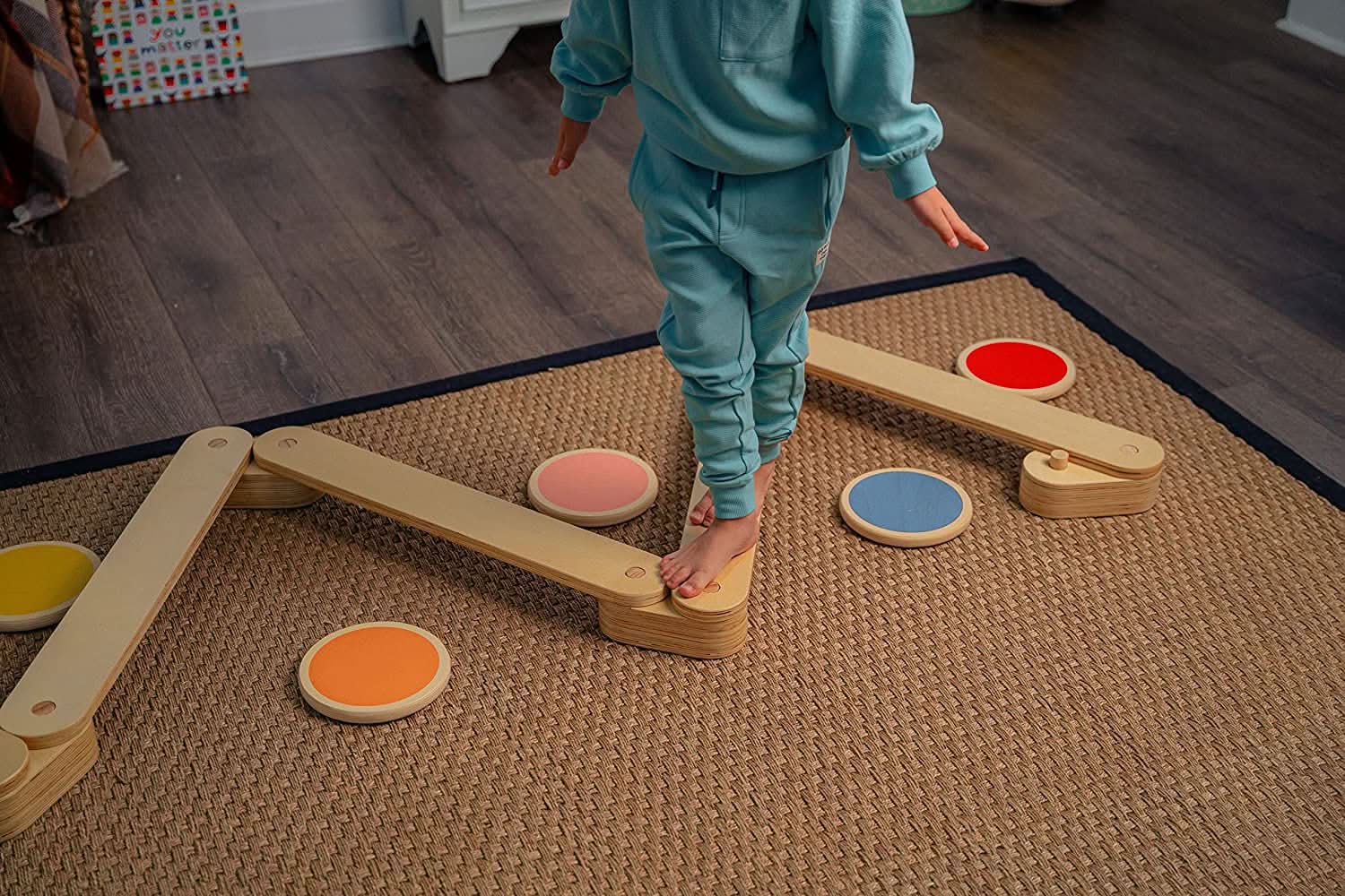 Majesty - Balance Beam Stepping Stones - Chickadees Wooden Toys