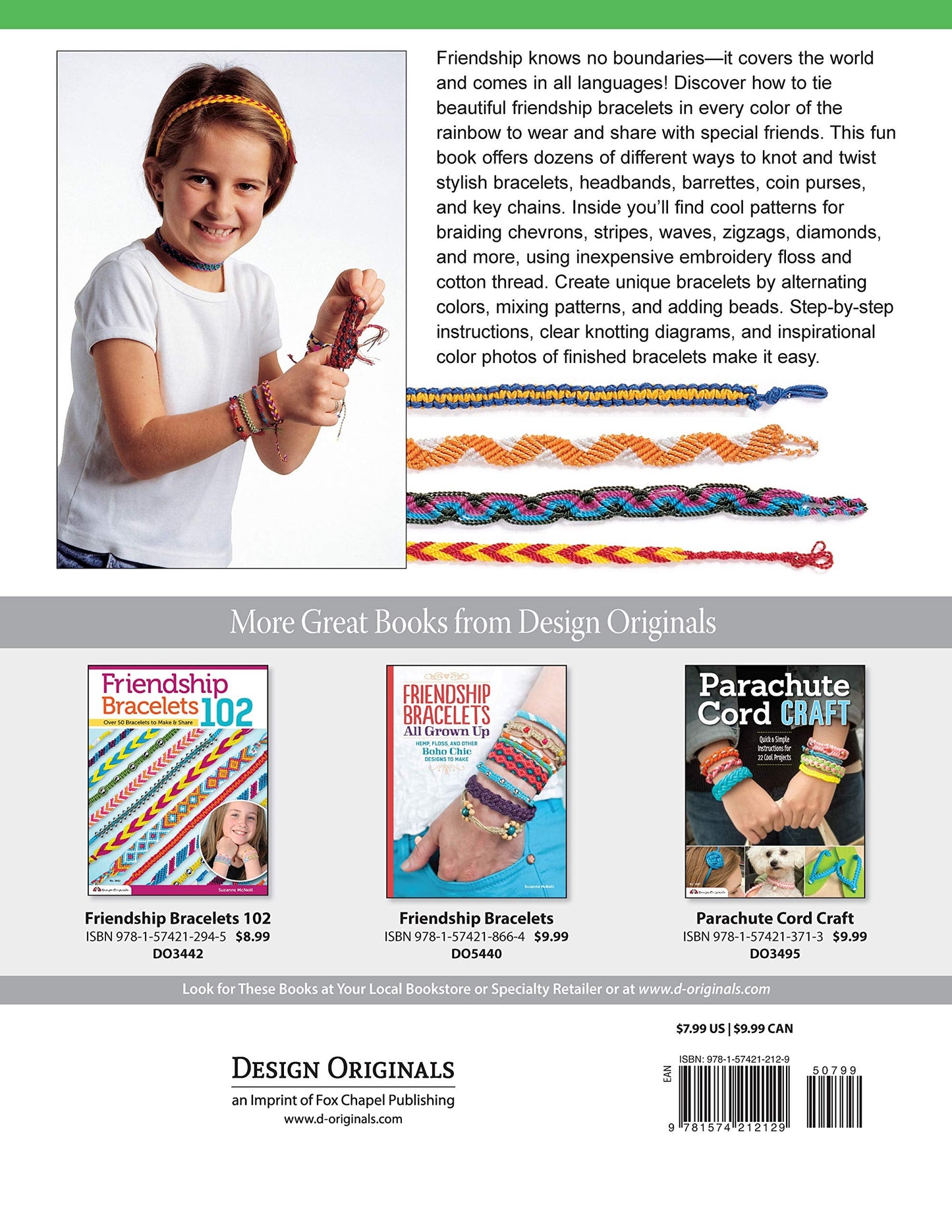 Friendship Bracelets 101: Fun to Make, Wear, and Share! (Spiral Bound) - Chickadees Wooden Toys
