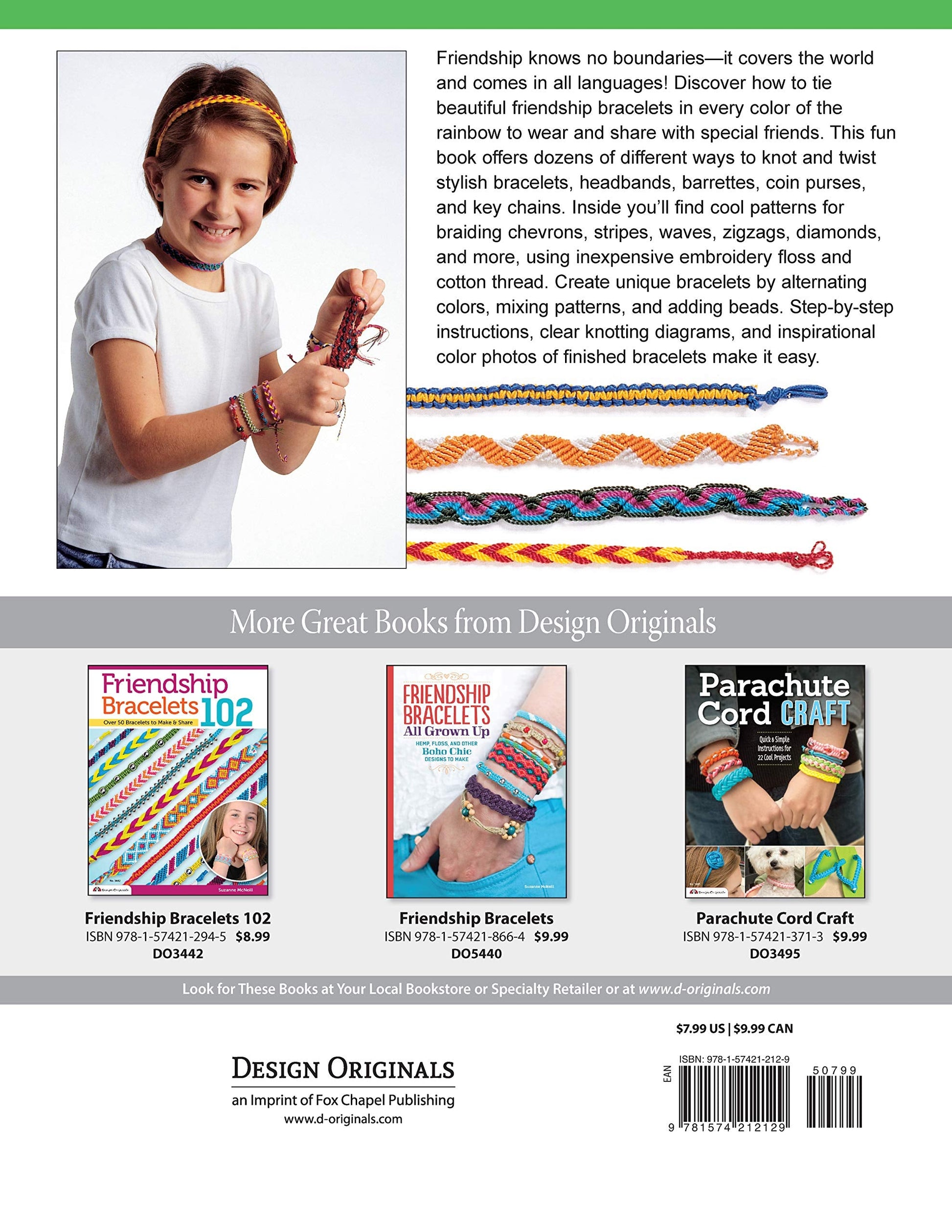 Friendship Bracelets 101: Fun to Make, Wear, and Share! (Spiral Bound) - Chickadees Wooden Toys
