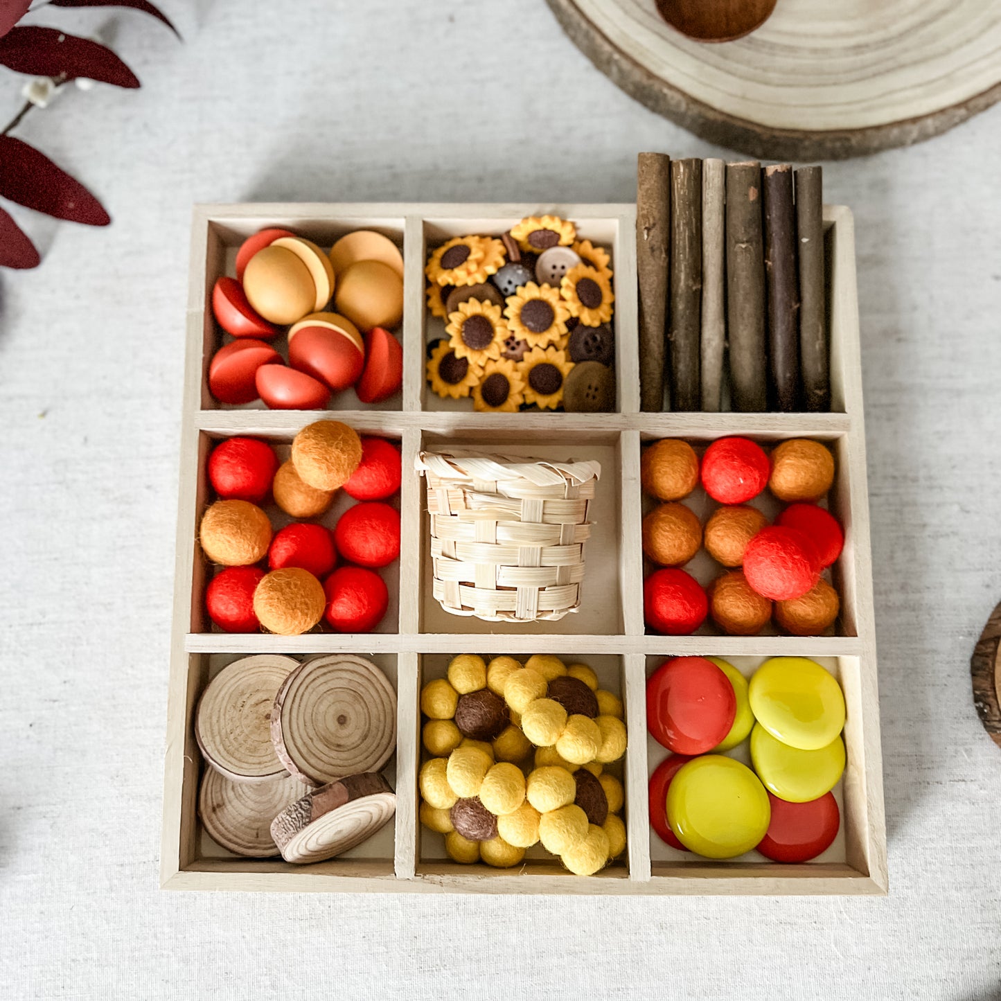 Large Sunflower Tinker Tray