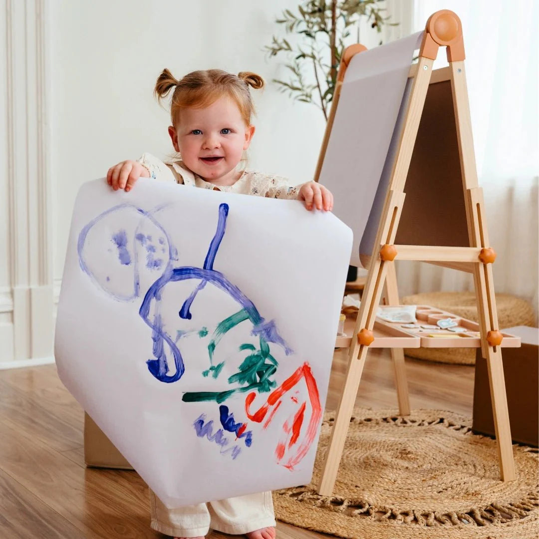 Tiny Land® Magnitales Easel for Kids - Chickadees Wooden Toys