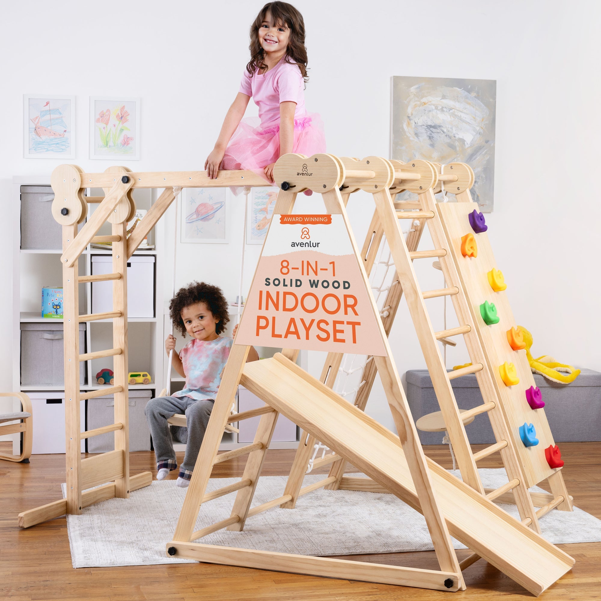 Chestnut | Foldable Jungle Gym | Chickadees Wooden Toys