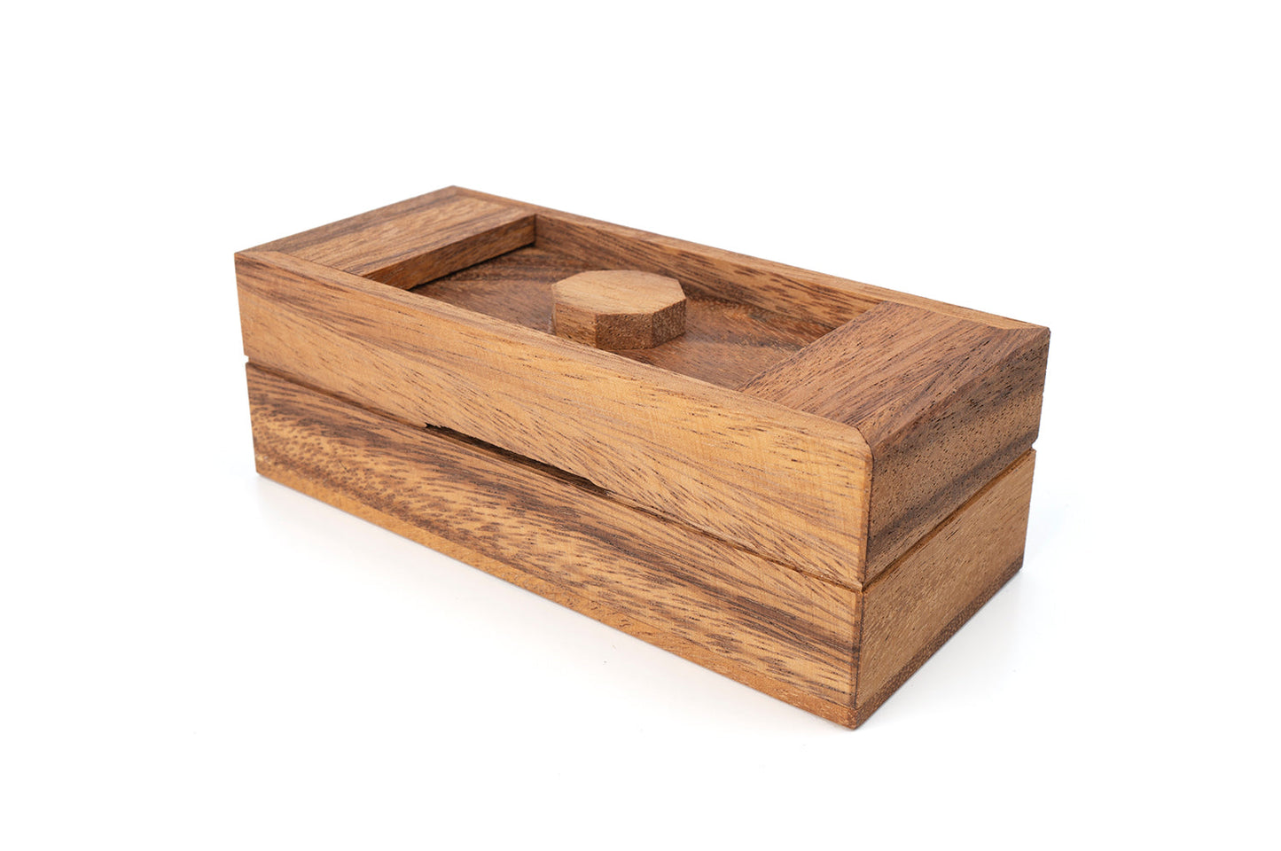 Puzzle Box Bank - Money Puzzle Box - Chickadees Wooden Toys