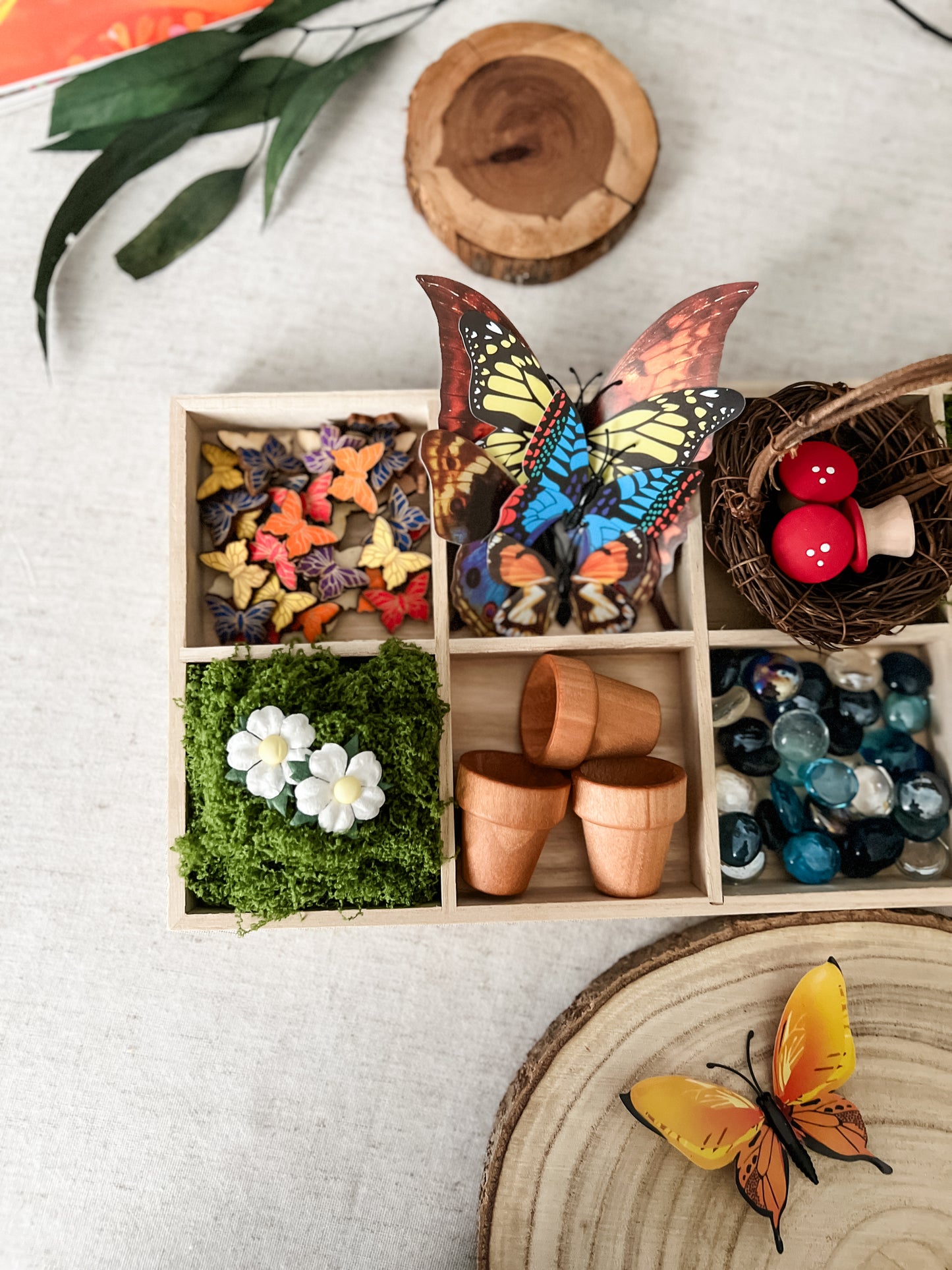 Butterfly Garden Tinker Tray