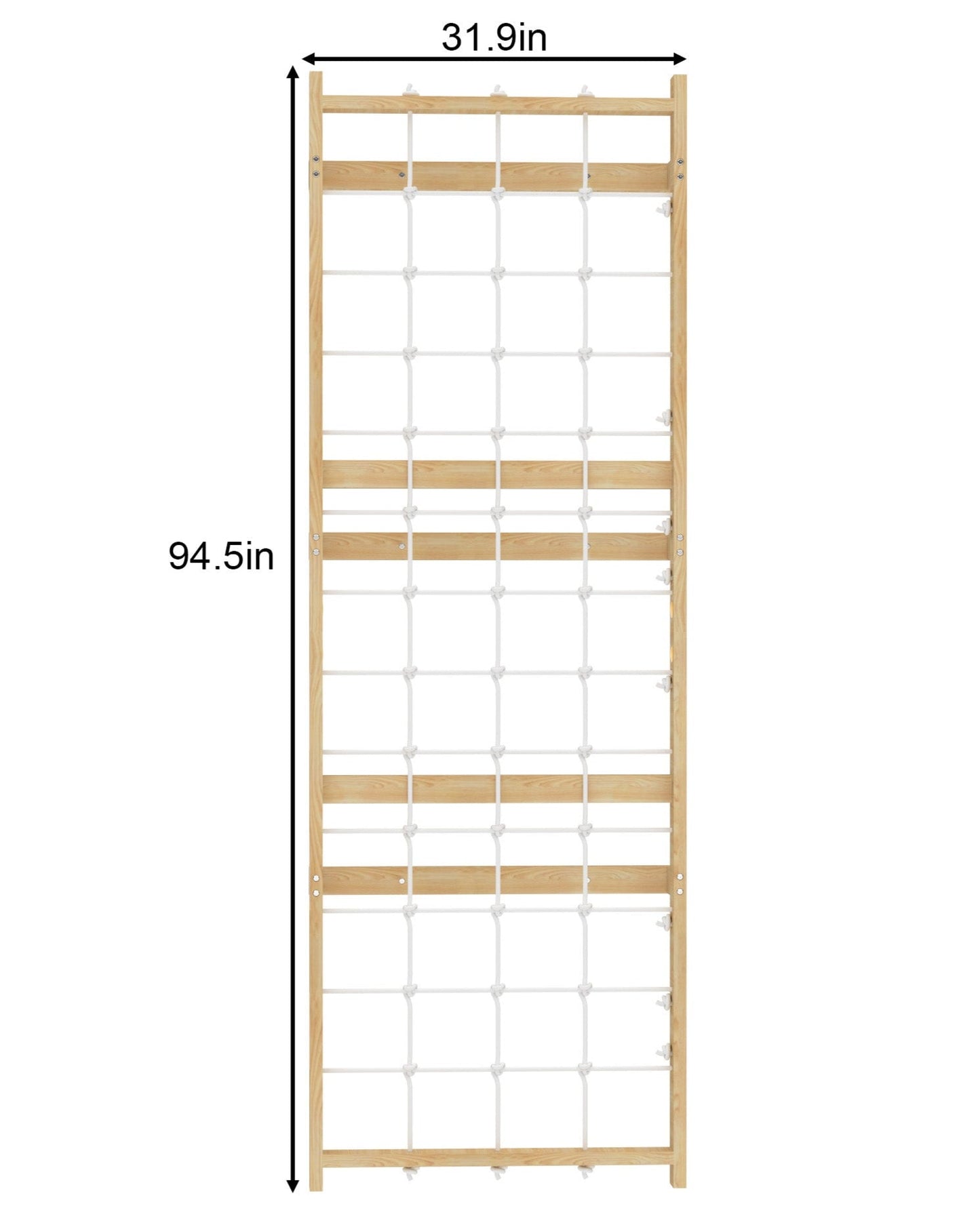 Walnut Modular 9-in-1 Swedish Ladder Wall Gym – Indoor Climber for Kids & Toddlers